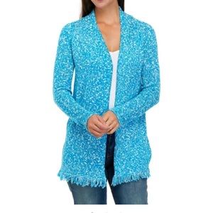New Lily Pulitzer S Mavery Turquoise Cardigan